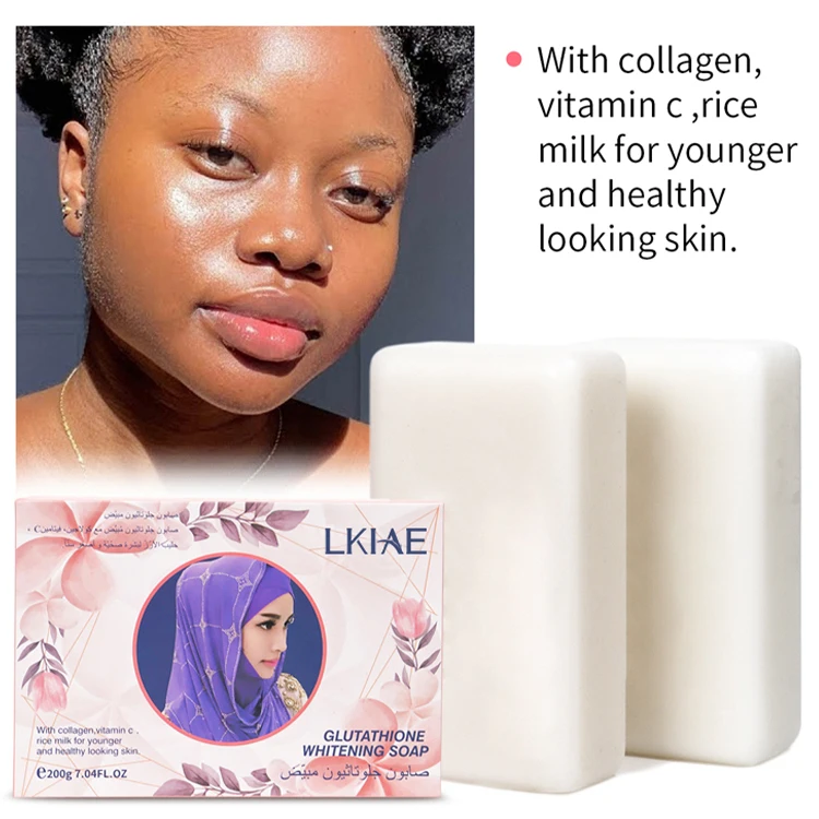 Wholesale Thailand Rice Milk Soap Gentle Long-Lasting Moisturizing  Glutathione Brightening Face Collagen Handmade Whitening Soap
