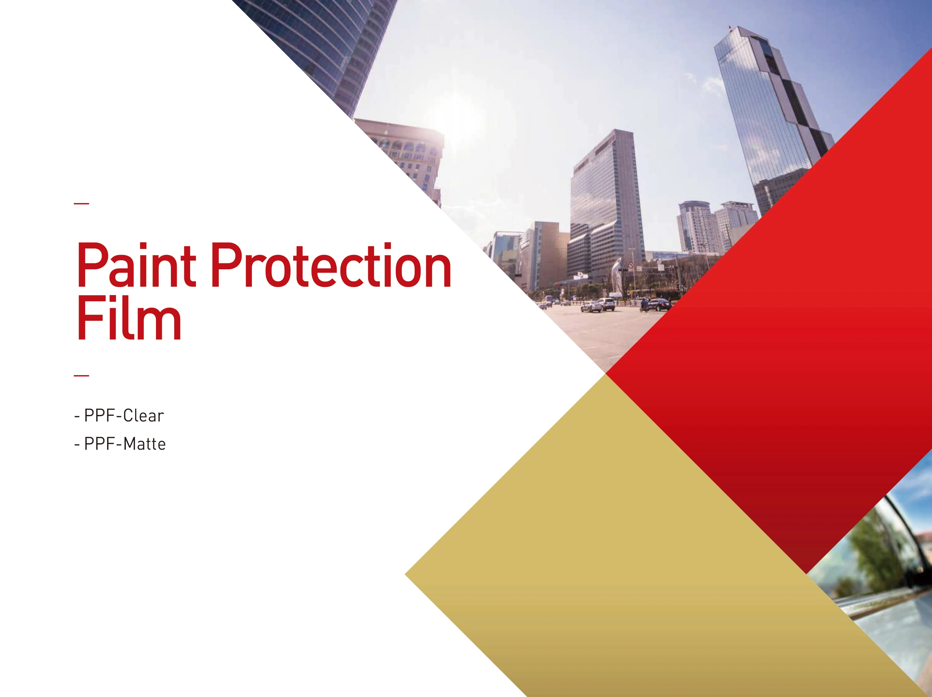 Paint Protection Film With Hydrophobic Top Coat Keeping Your Car Paint