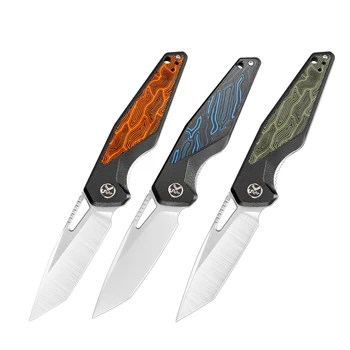 G10 Handle Self-Defense Pocket Folding Knife 14C28N Stainless Steel for Camping Outdoor Hiking Hunting Survival EDC OEM
