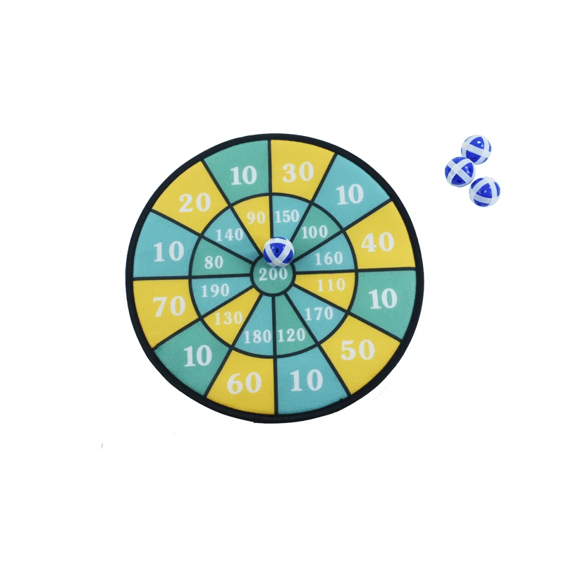 Fabric Dart Board Set Safe Dart Target Game Toy for Kids Sticking Dart Board