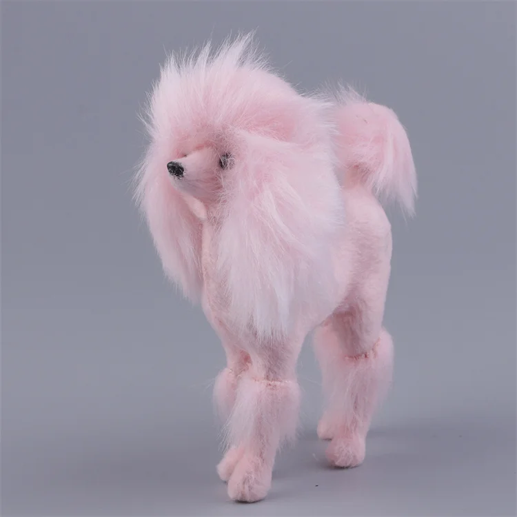 Peluche Cucciolo Di Cane Rosa 32 Cm – Barboncino Bichon Maltese, Morbido Giocattolo Per Bambine