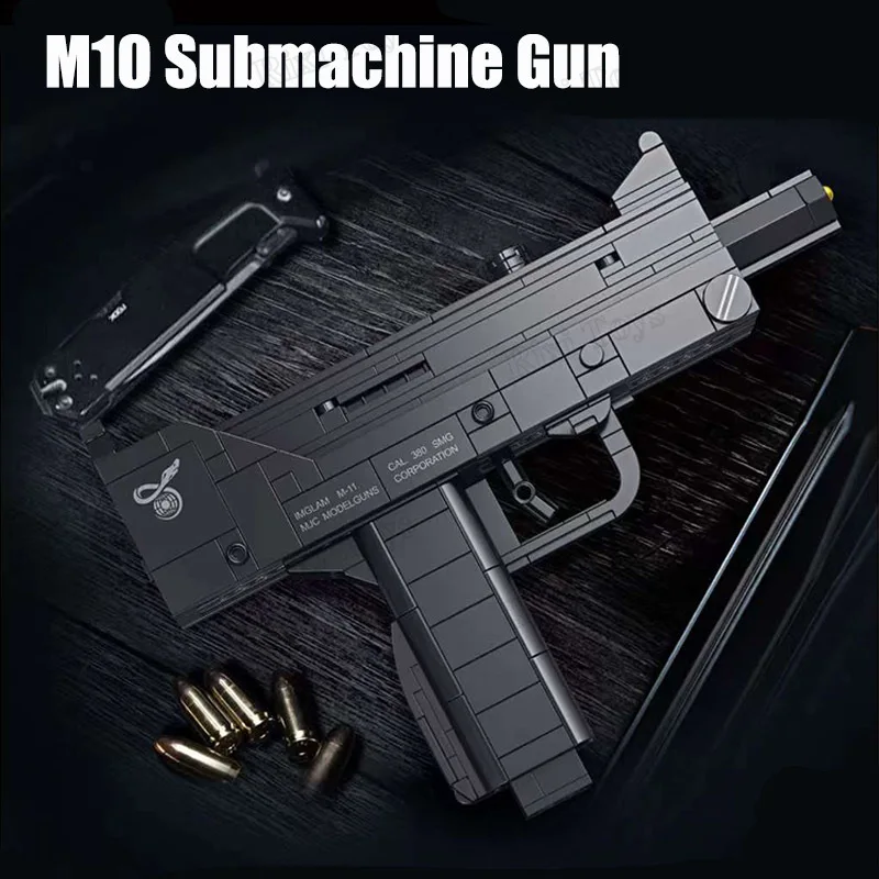 Panlos Military M500 Revolver Pistol & M10 MP7 Submachine Gun