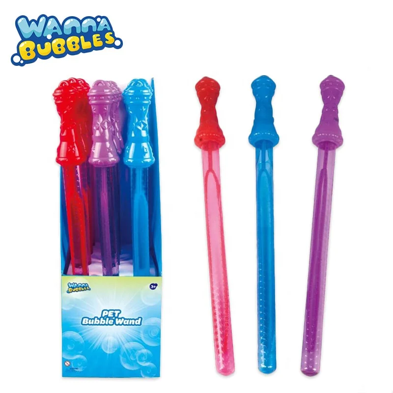 Caja De 12 Big Burbuja Blowing Espadas 25cm Varita Stick Maker Niños