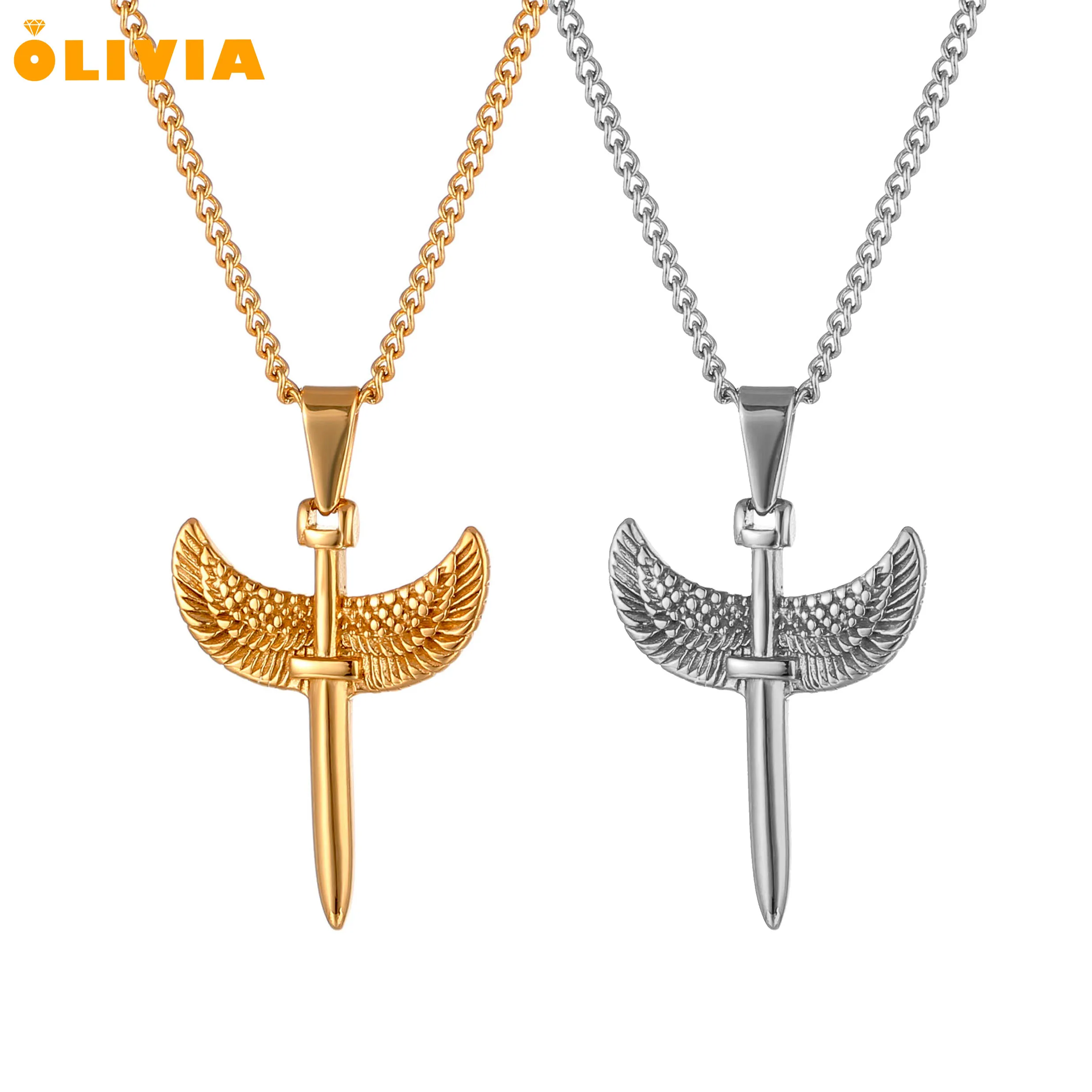 Chaine + pendentif pierre fantaisie Art déco vintage rétro