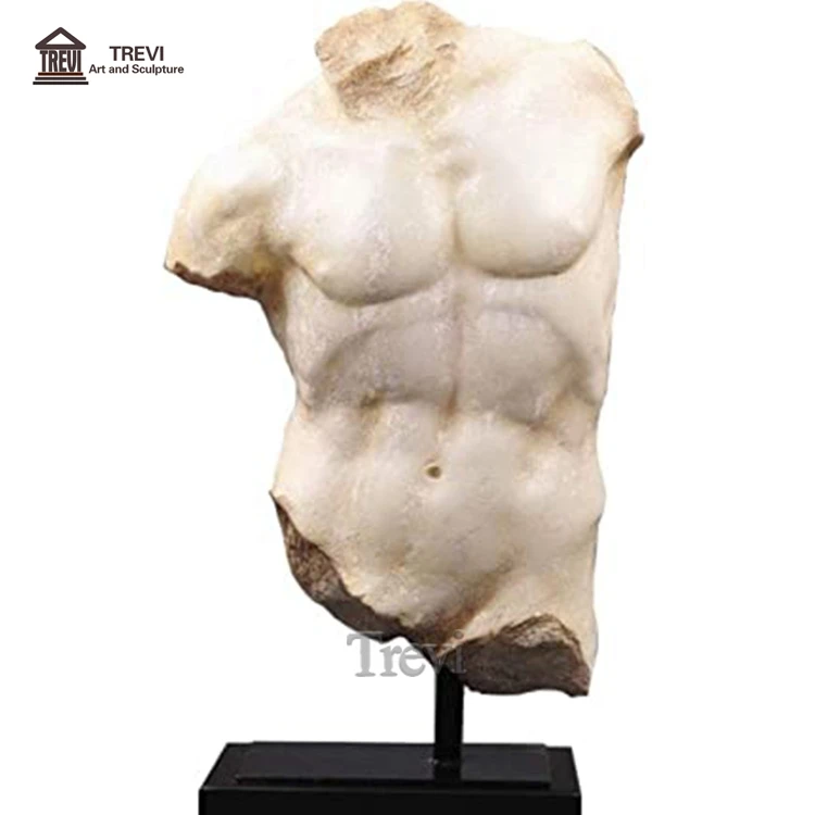 カスタマイズ可能な手彫り石の男性胸像彫刻｜伝統的スタイル