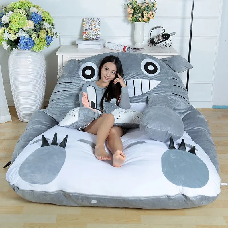 Custom Furniture Lazy Sofa Baby Beanbag Large Size Cotton Floor Totoro Bed Plush Toy For Sleeping Buy Lazy Baby Plush Sofa Plush Large Bed Wholesale Furniture Lazy Sofa Baby Beanbag Large Size Cotton