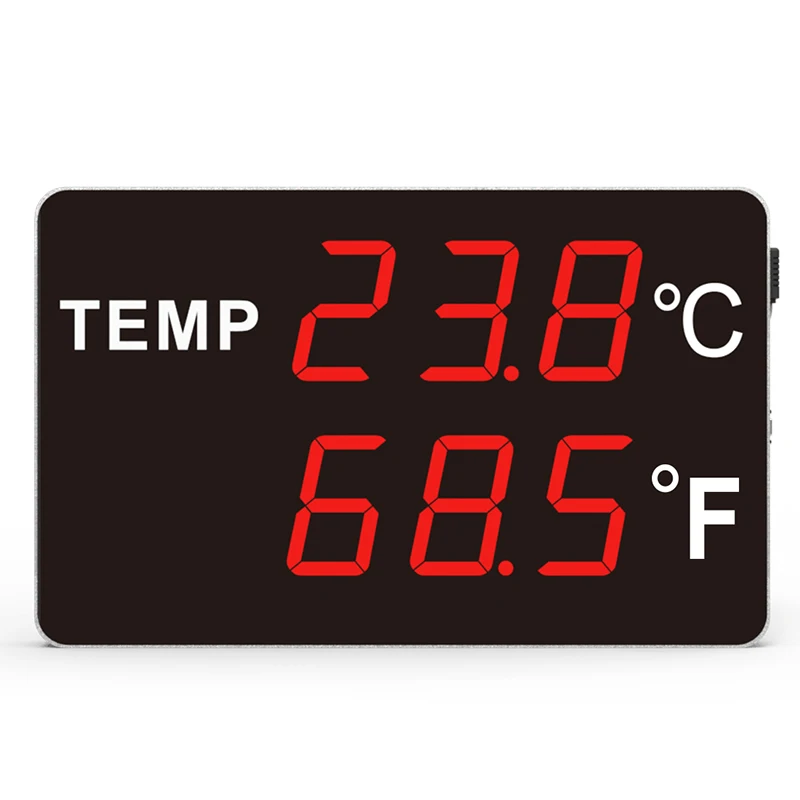 HUATO  PT100 Temperature Sensor Thermometer Board with Alarm High Temperature Data Logger