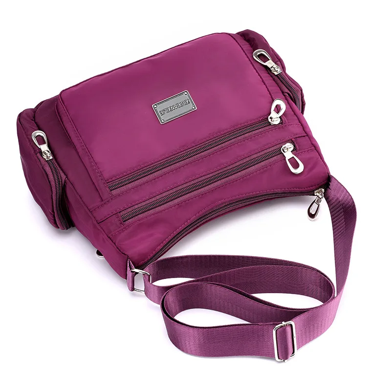 Multi-pocket Crossbody Bag - Durable & Waterproof Travel Purse