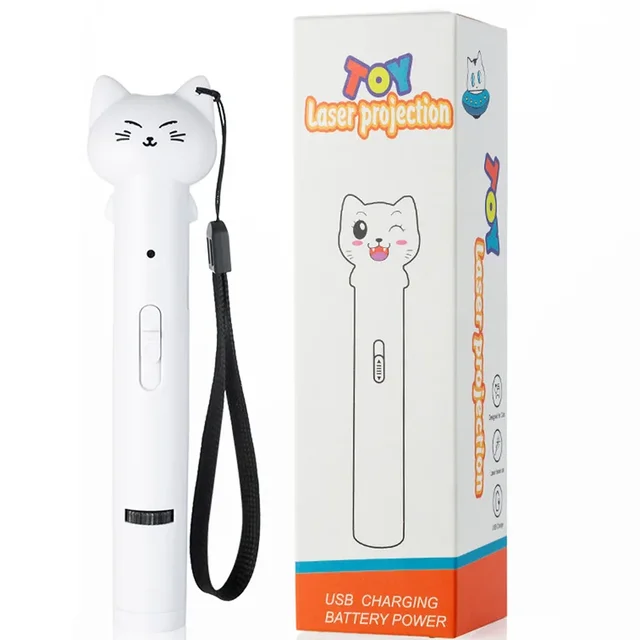 Interactive Toy for Dogs Cats Usb Recharge New Design Shape More Pattern Cat Laser Toy Teaser Wand for Cats