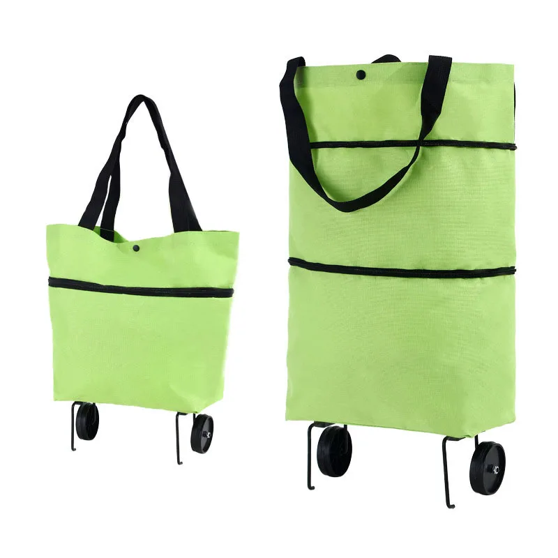 Portable folding trolley bag shopping bag for  retail stores