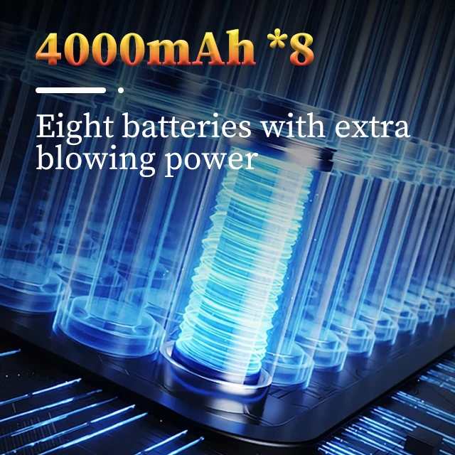 Portable Cordless Turbo Air Duster 250000rpm Electric Blower 500w ...