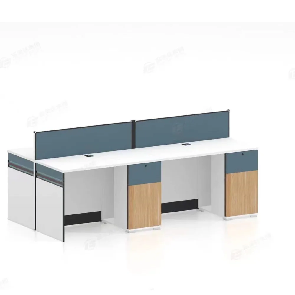  workstation modern escritorio de muebles de oficina white mobilier de bureau table office furniture desk 