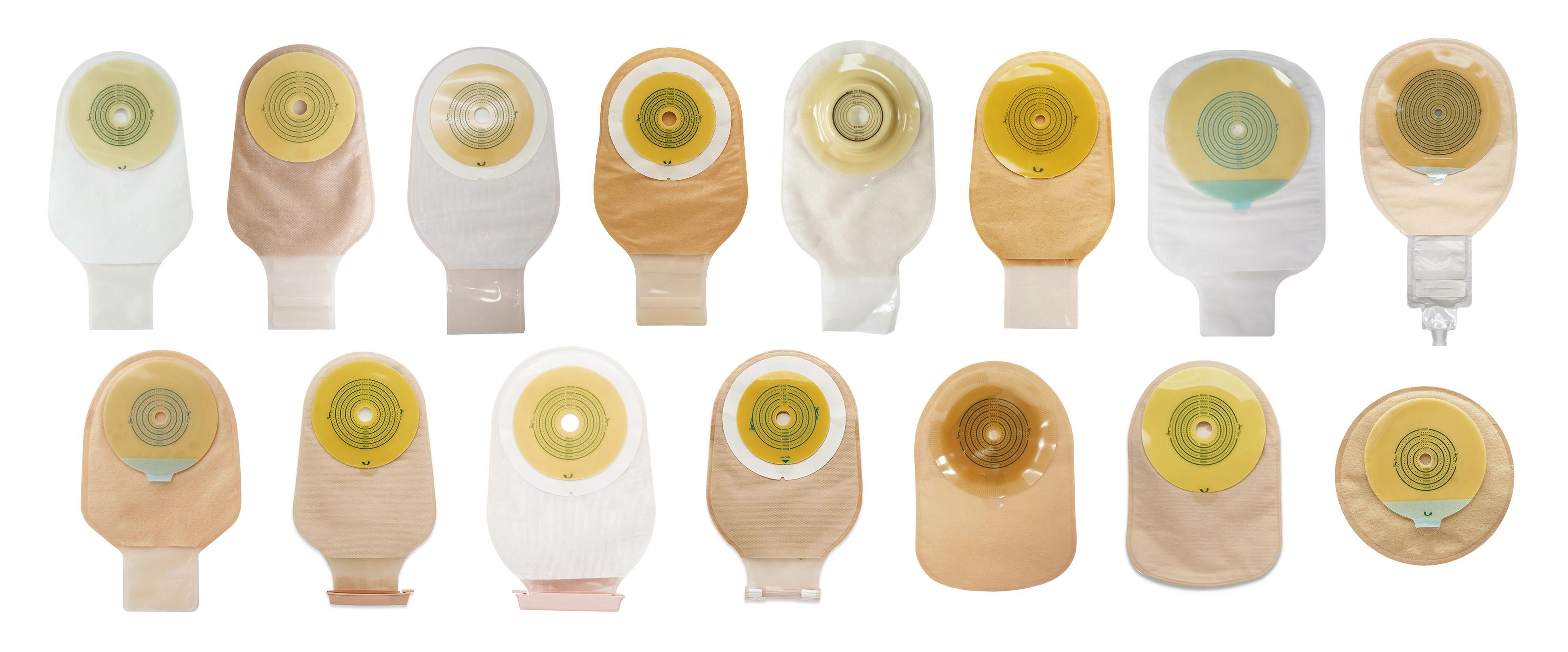 Sacchetti Per Ostomia One Piece Monouso In Tessuto Nero - 10 Pezzi