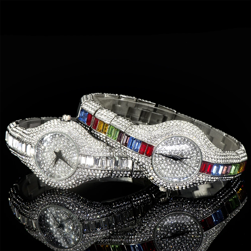Missfox V196 Woman Watches - Luxury Rhinestone Jewelry