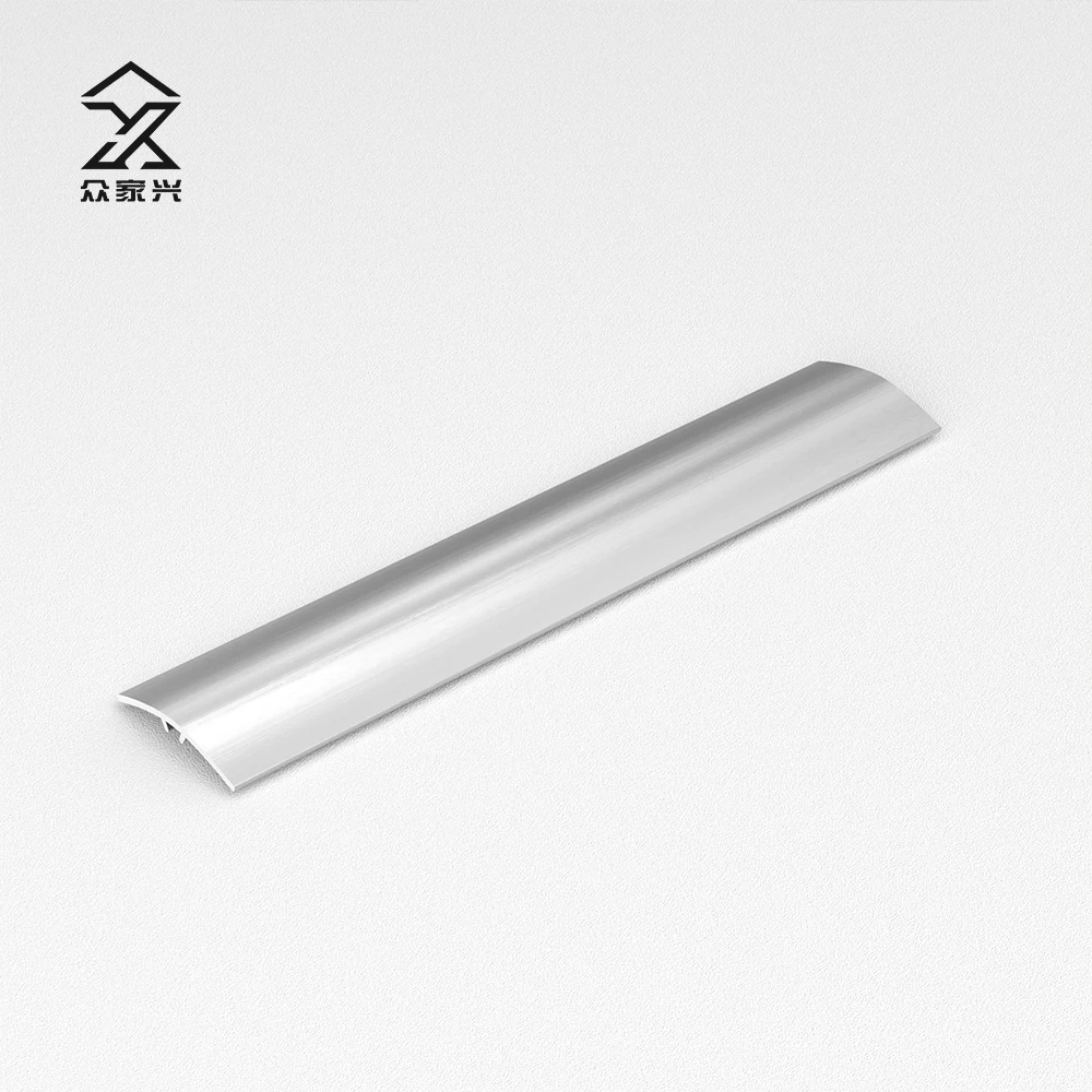 Extrusion Curved Floor Trim Transition Strip Edge Aluminum Alloy Floor Tile Trim supplier