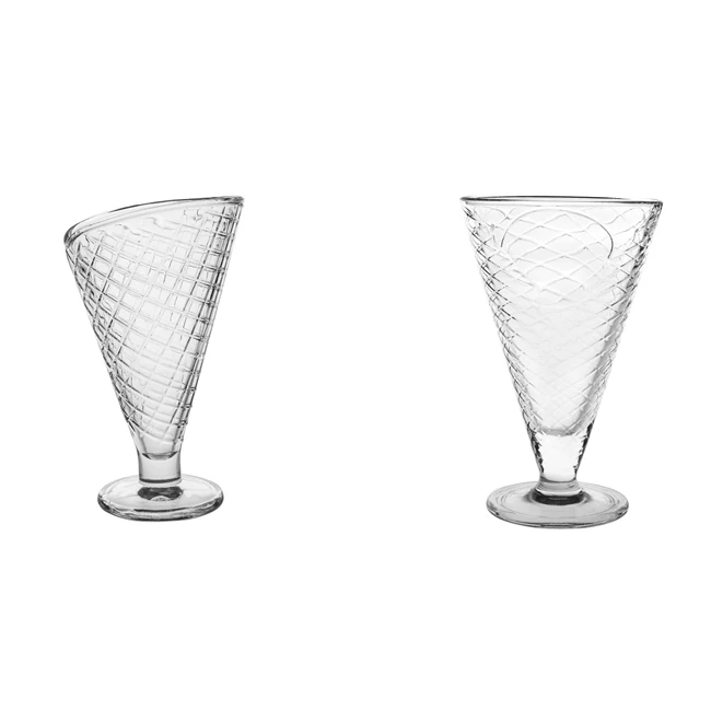 Bormioli Rocco Ice Cream Cone Dessert Glass