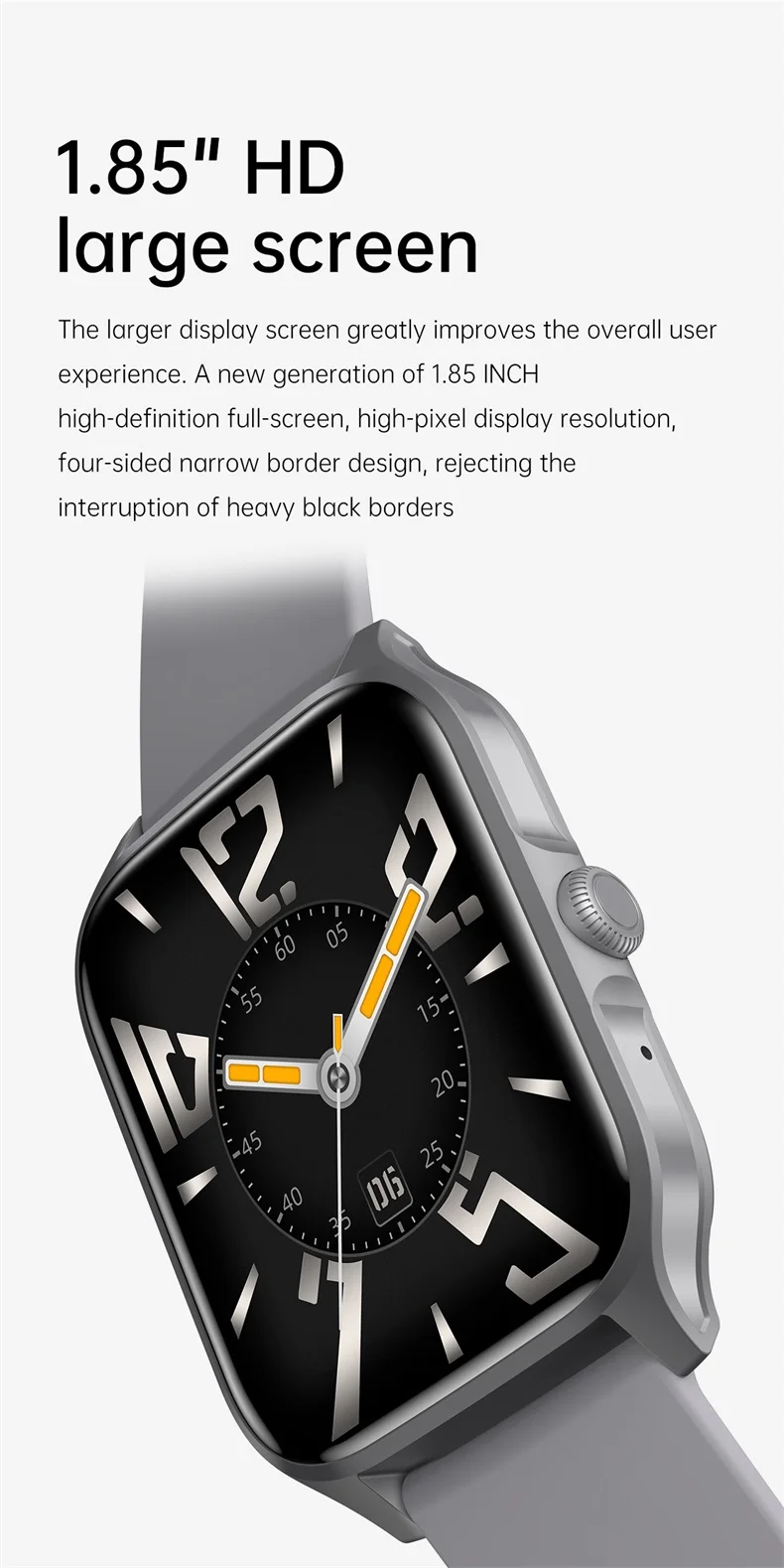 1.85" IPS HD Large Screen Full Touch Smart Call Sports Watch HK23 BT Call Health Monitoring Fitness Smart Watch (3).jpg