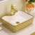 Luxury Sanitary Ware Table Top White Gold Washbasin Art Bathroom Sink ...