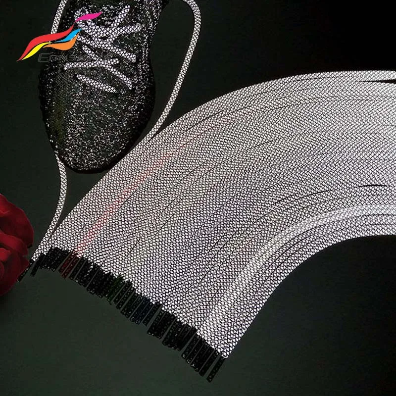 Wholesale Custom Polyester High Reflective Runner Round Rope Shoe Laces Safety