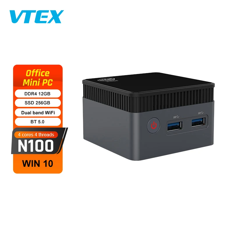 Small Portable N100 Mini Pc - 12gb Ram, Ssd, Win11, Smallest