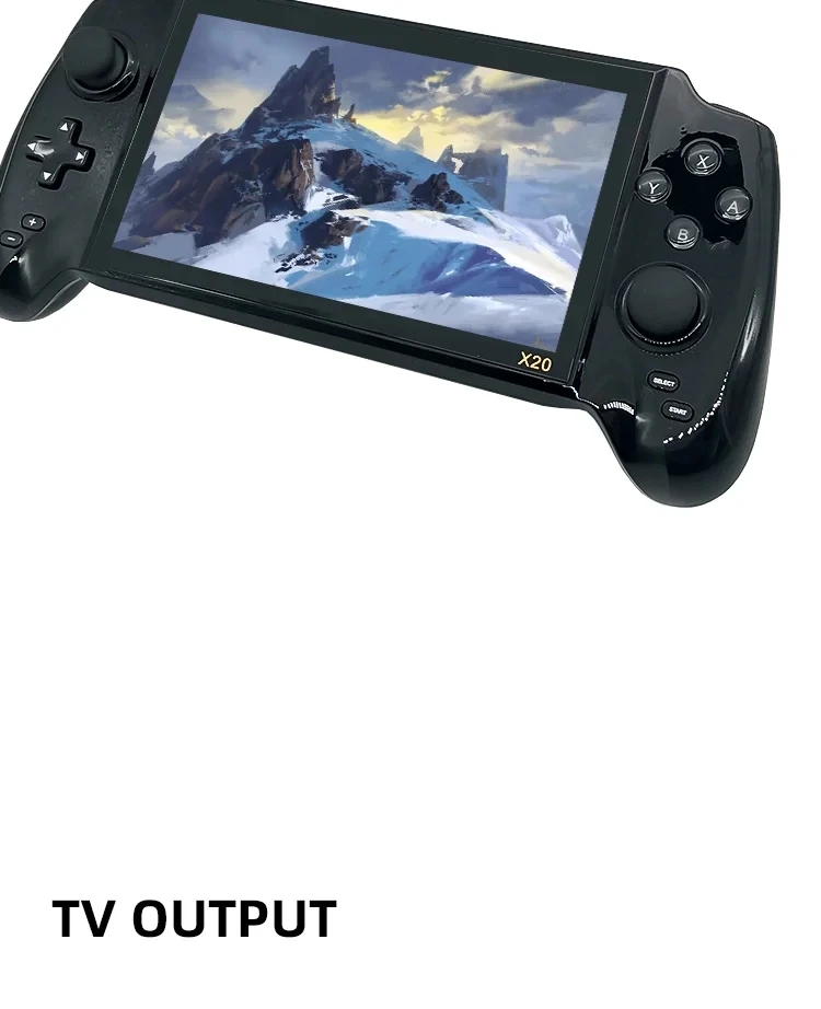 X20 7 Inch Double Game Player Holders Portable Consoles 16GB Retro Classic Video Handheld Game Players