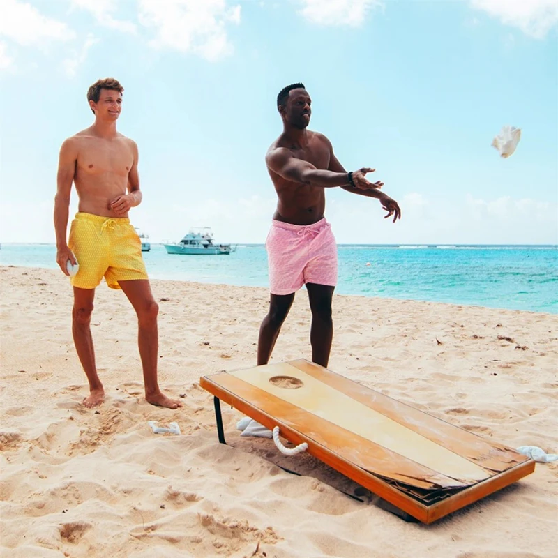 Men's Swim Trunks with Mesh Liner and Pocket Quick Dry Water Color Changing Board Shorts Beach Short Pants swim shorts475_voghion.com