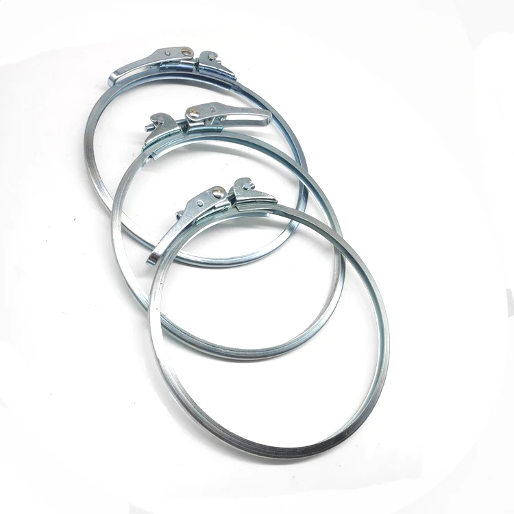 Stainless Steel 304 Quick Release Bucket Steel Ring Clamp