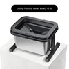 10.5L stainless steel floating bowl with height adjustment