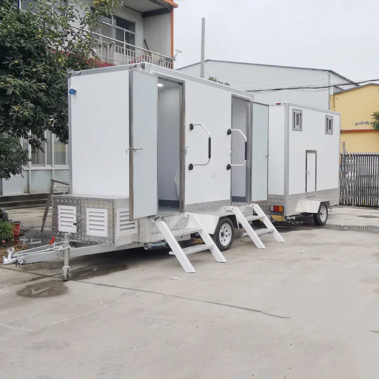 China Factory Wholesale Price Portable Toilets Trailer Outdoor Public 