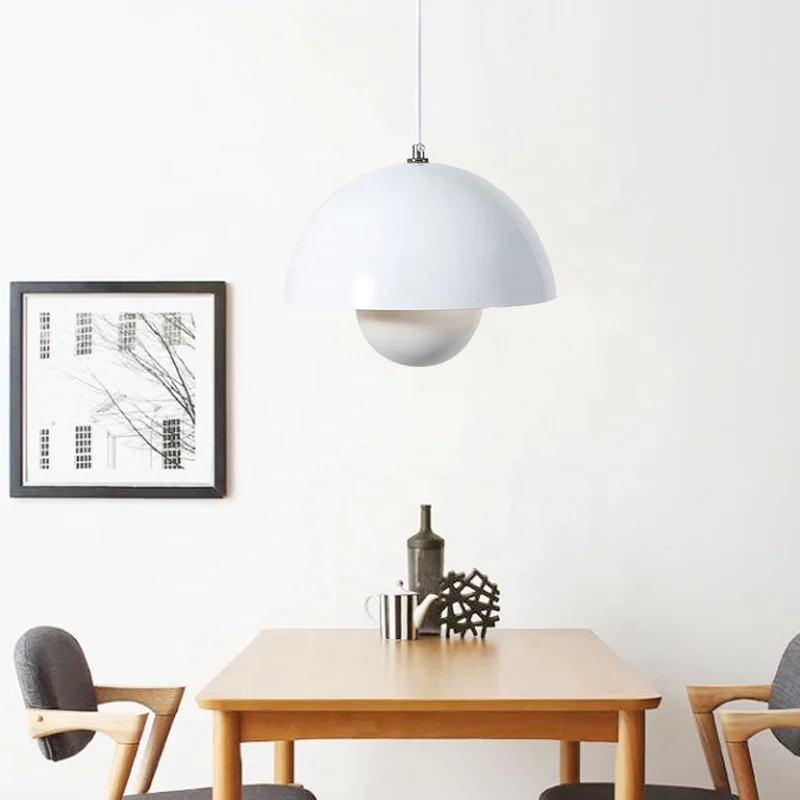 Danish Design Bud Light Modern Led Island Lamp Metal Pendant Light