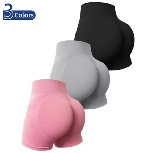 High-Waisted Compression Peach Hip Yoga Pants Quick-Drying Women's Running Shorts Hip-Lifting Fitness Shorts Yoga Leggings