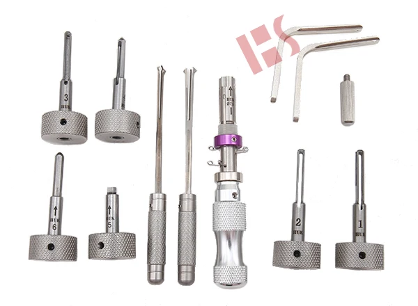Updated Version Haoshi Big Set Locksmith Tools Safe Lockpick Tools for Safe Box Main Auxiliary Locks 076007