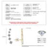 Moissanite+GRA Certificate-Gold
