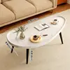 White marble pattern solid wood table legs 120*60*38