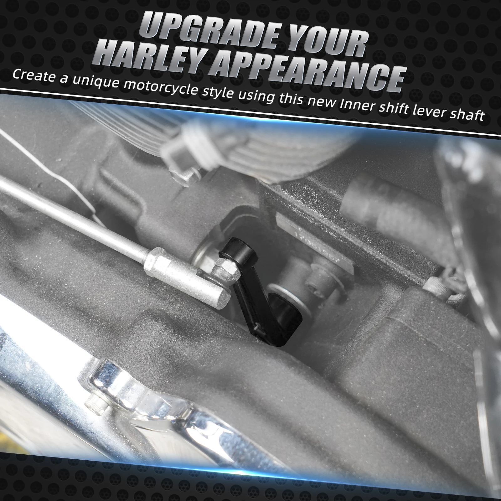 NICECNC Pedal De Palanca De Cambios Dorada Compatible Con Harley Dyna Fat Bob FXDF 2010-2017, Repuesto Para 33600383, 33600384, Ver Ajuste