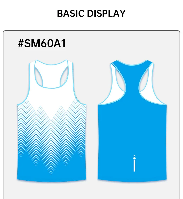 Sports Race Marathon Training Vest Running Singlet Sublimation Marathon Tank Top