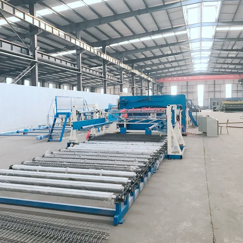 3-6 mm Automatic curver Fence Wire Mesh Panel Welding Machine With Bending Machine Production Line
