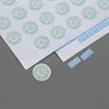 Fragile paper self-adhesive