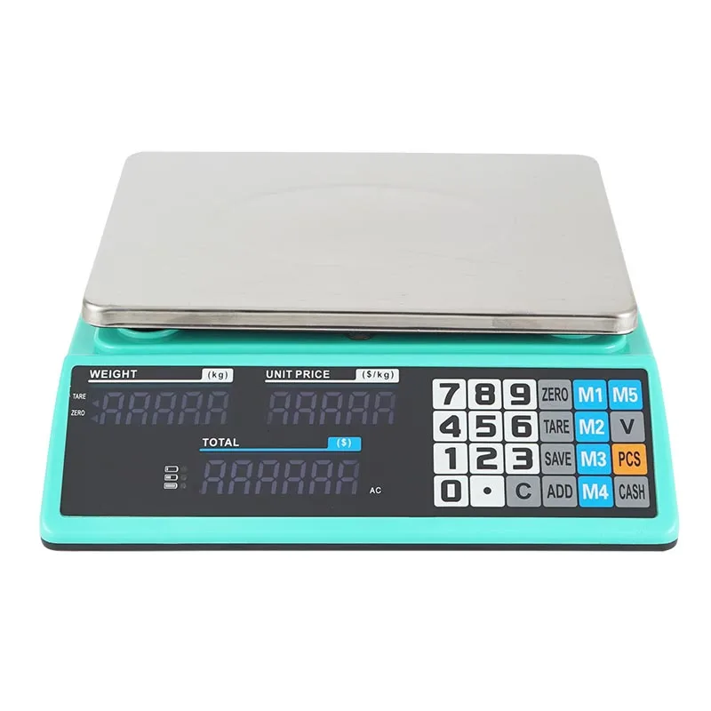 Commercial Digital Kitchen Scales Shop 40KG Food Weight Electronic Scale