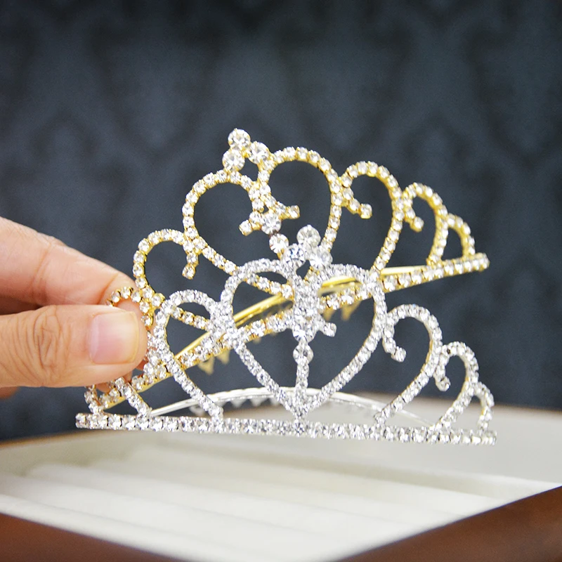 Wholesale Girls Bling Crystal Princess Children's Tiaras