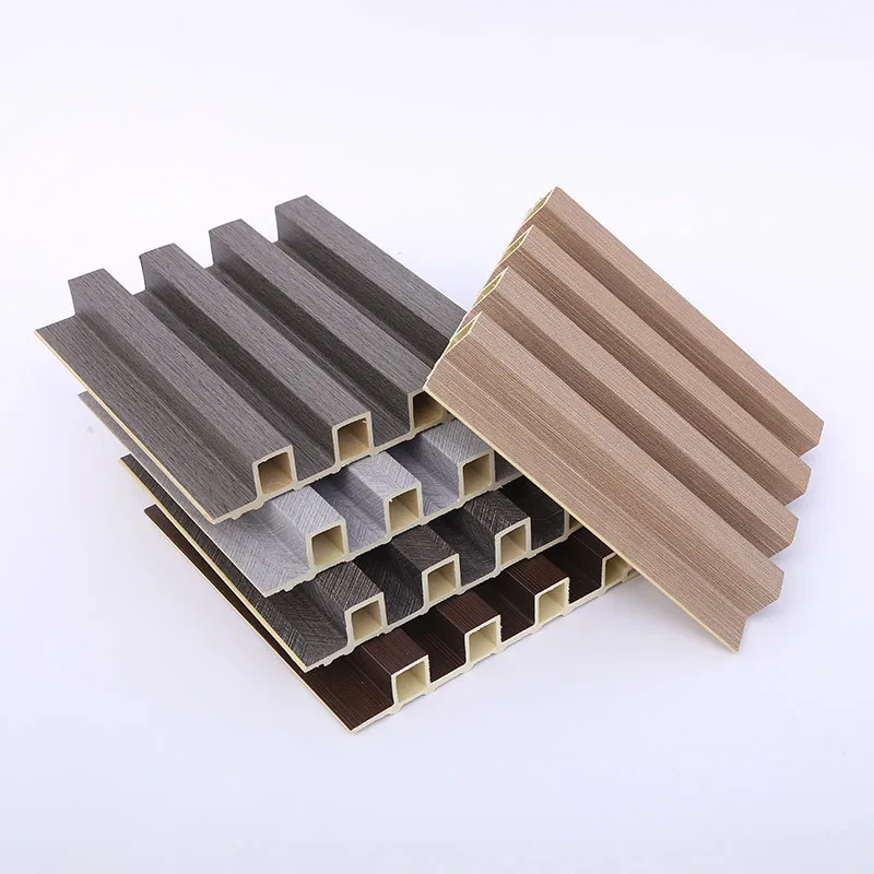Timber Tube Wall Cladding Solid Matte Decorative Screen Interior Rigid Core Indoor Outdoor WPC Panel Board