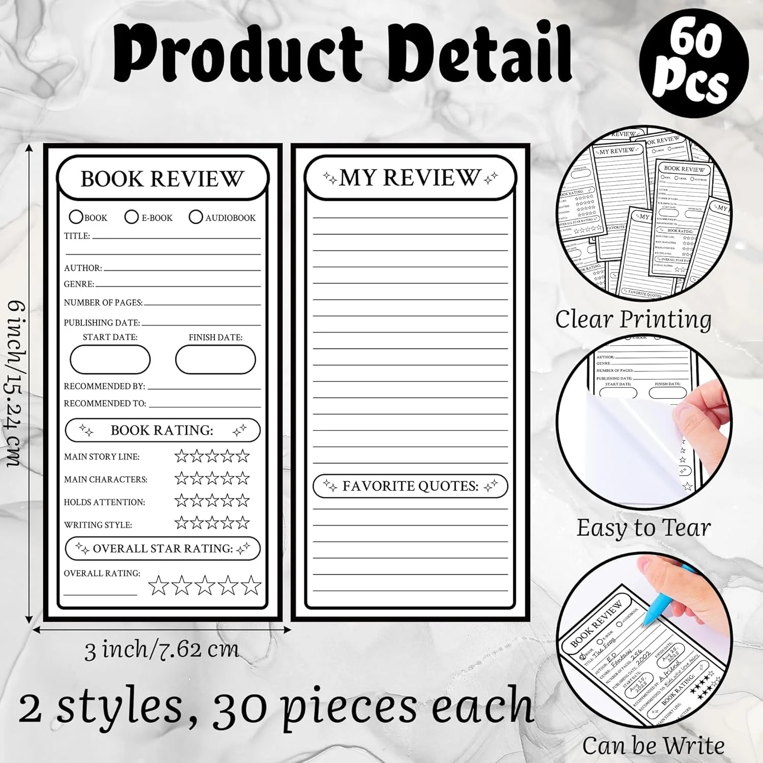Literature Review Stickers Book Review Stickers for Readers Christmas Gift Self Stick Book Review ...