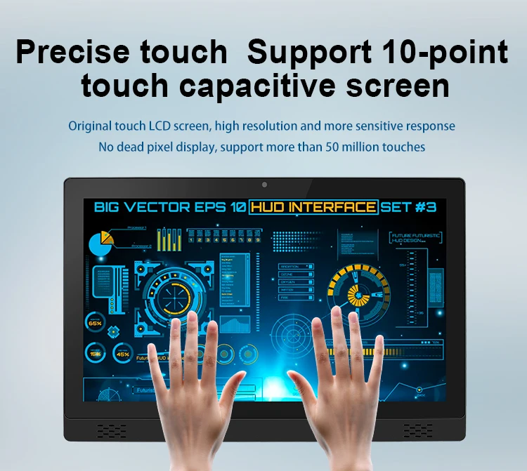 Wholesale 17.3 Inch All-In-One Industrial Panel Pc Capacitive Touch Screen RK3288 2G 16GB All in One Android Industrial Tablet