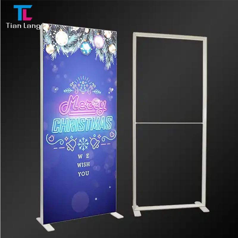 TianLang Free Design siseruumides kantav valguskasti reklaamimaterjalide kohandatud trükist reklaamimaterjalide LED Seg Light Box