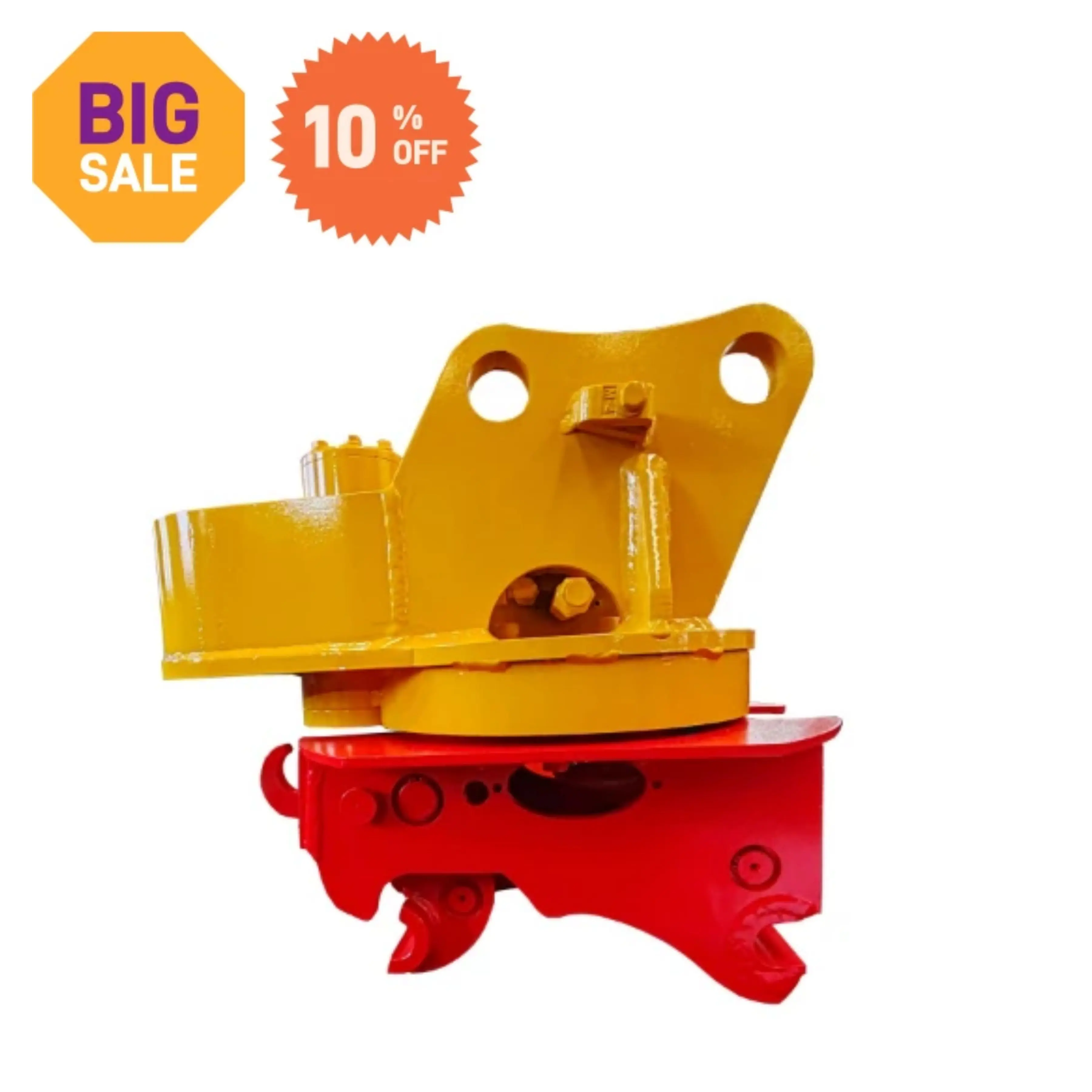 Excavator Rotator Hydraulic Rotating Quick Hitch 45mm Couplers for Backhoe Mini 1.5-3.5 Ton Rotary Quick Hitch