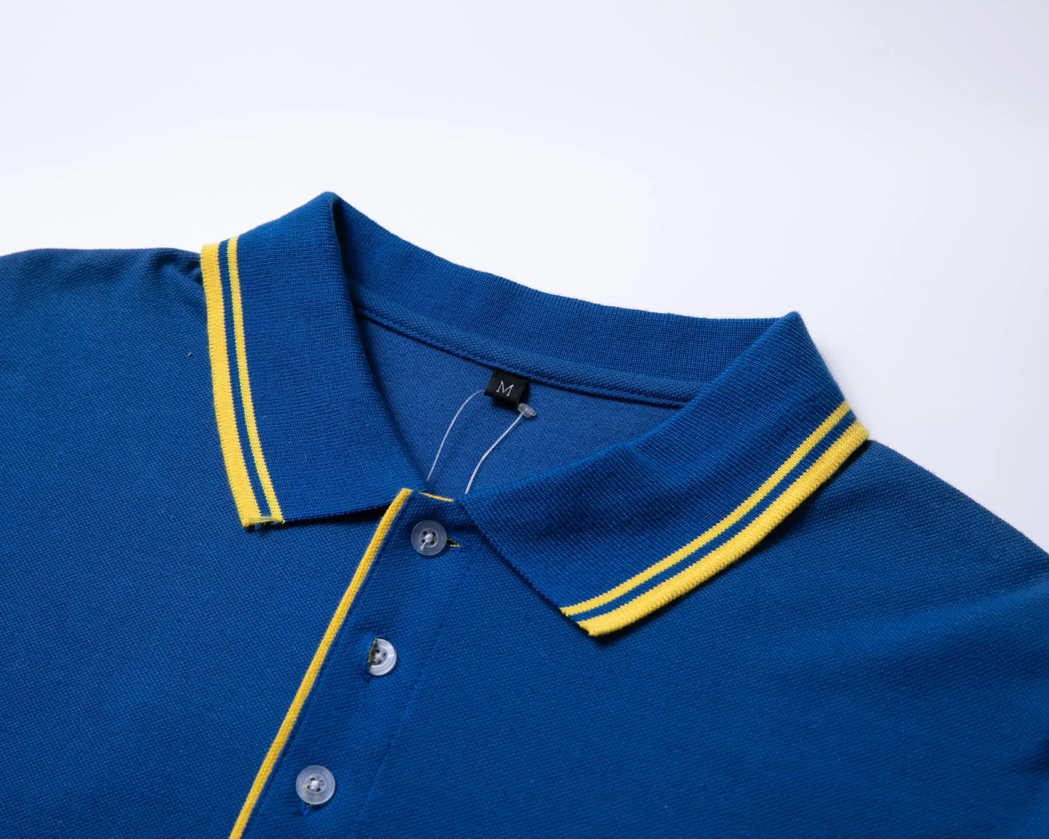 OEM Custom Design Embroidered Logo Staff Uniform Polo Shirt Cotton Pique Short Long Short Sleeve Uniform Polo T Shirt for Men