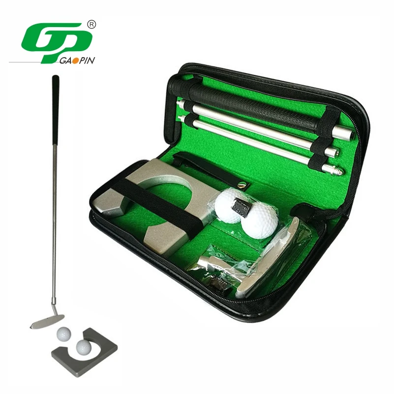 Amazon Hot Sales Office Golf Putter Set Portable Promotional Balls And