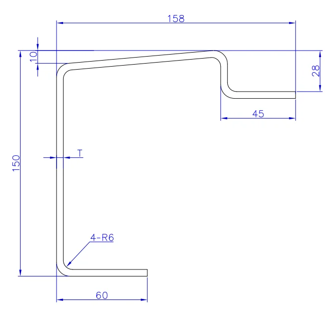 Container Parts Door Sill Container Accessories Door Sill Rear Bottom ...