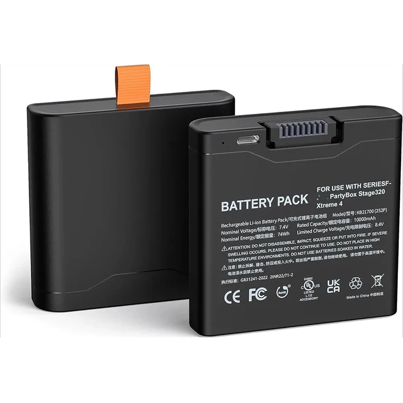 แบตเตอรี่ Li-ion 7.4V 10000mAh 2INR2271-2 สำหรับ JBL Partybox Stage 320 ลำโพงไร้สาย