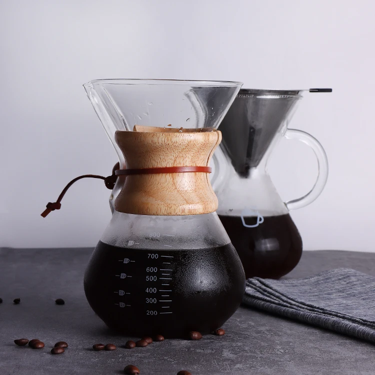 Best Coffee Roasters Manual Brewing Latte Vintage Coffee Shop Tools Accessories Glass Coffee Dripper